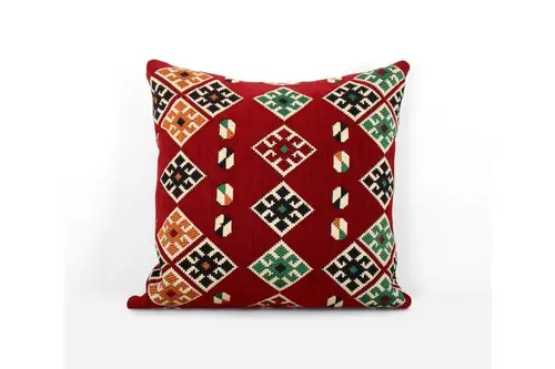 Esmeli Kilim Kırlent Lidya