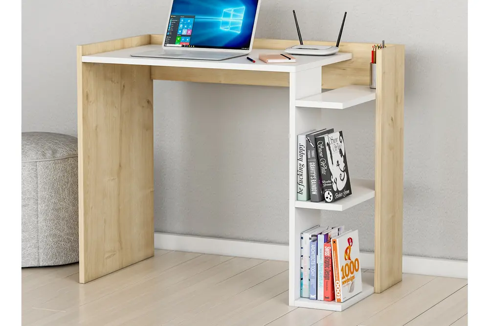 Lagomood Ruby Çalışma Masası, Beyaz Meşe