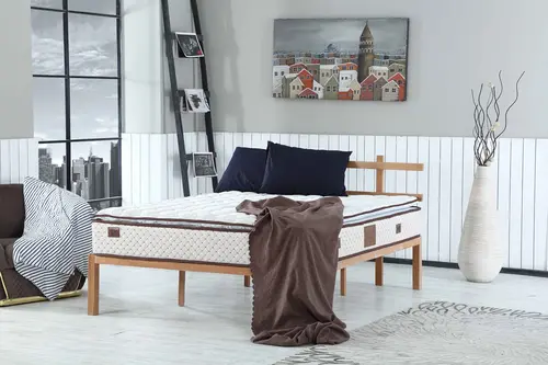 Bedcraft Pascha Medical Natural Fermuarlı Pedli Full Ortapedik Tek Kişilik Yatak, 90X190
