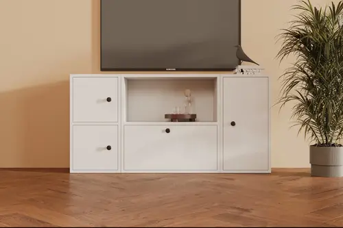 Leron Maksimalist Midas Fonksiyonel 4 Kapaklı Geniş Tv Sehpası Mst Tvt 1035
