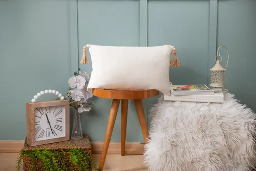 Dfn Home Boho Jut Püsküllü Kırlent , 30X50