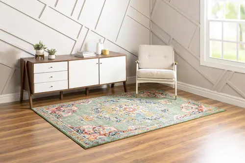 Angorahome Spring Makine Halısı Sp1001, Dikdörtgen, 100X160