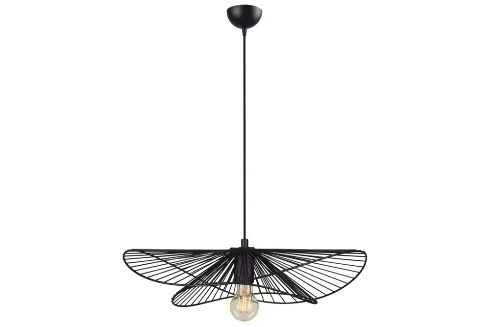 Mimari Tasarım Kafes Avize, Siyah, 50 Cm