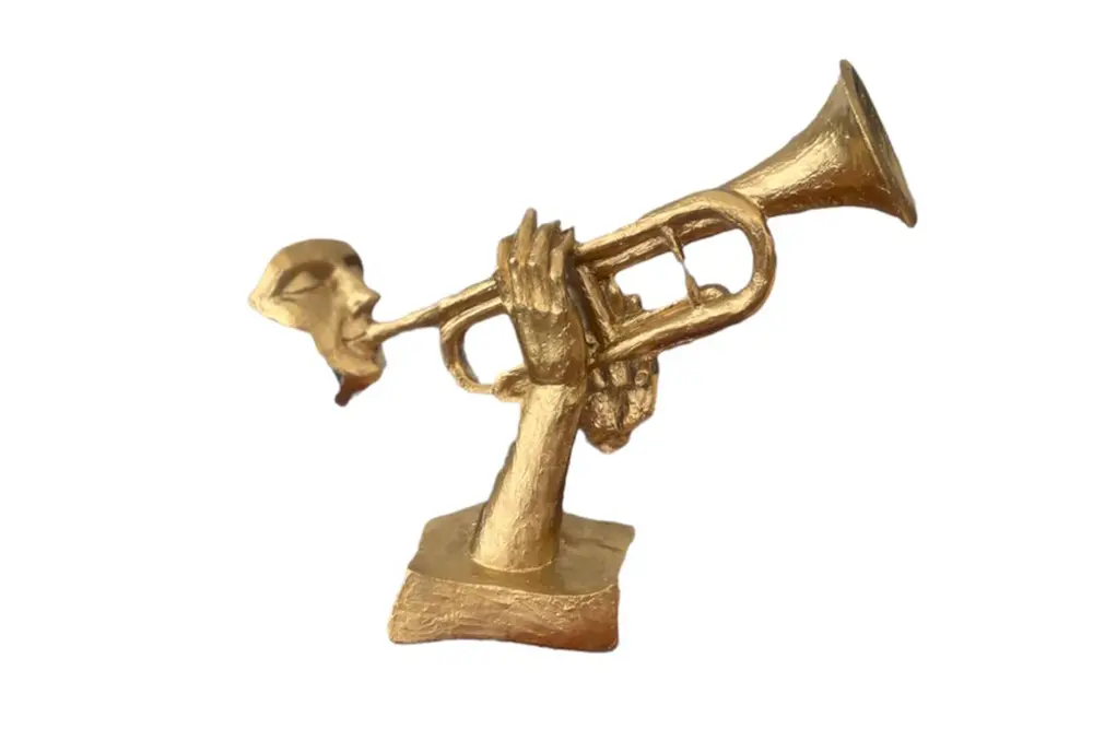 Trompet Obje Gold