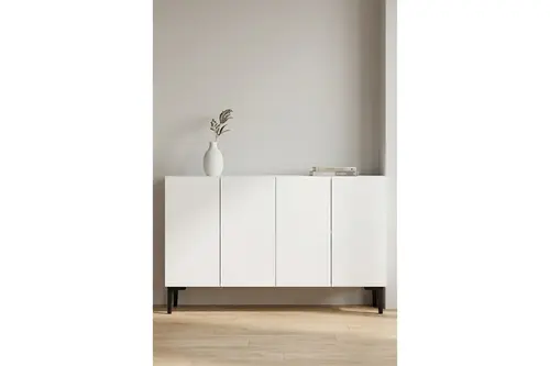 Aplos Konsol Ve Tv Sehpası Beyaz 120 Cm Ka1299B