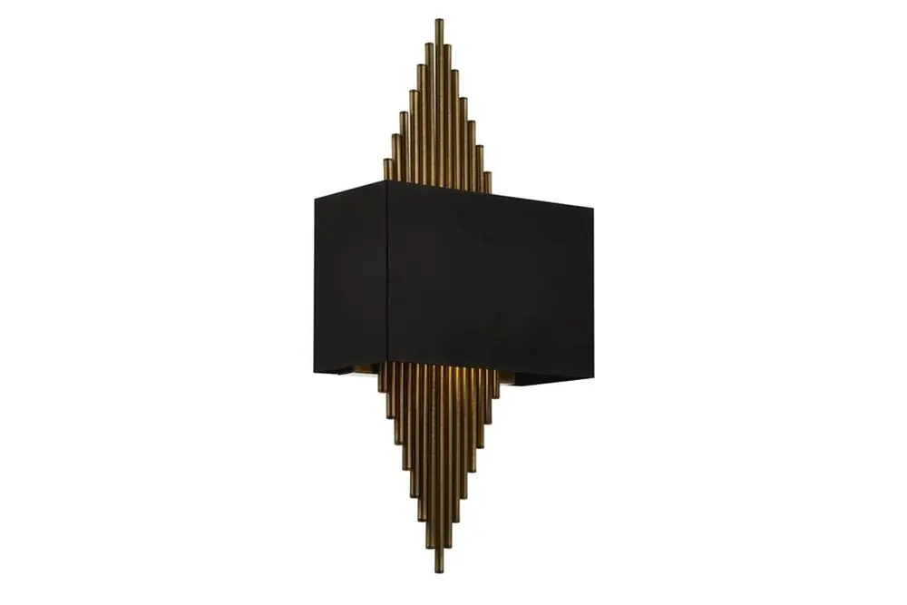 Avonni Aplik Ap-62175-01, Metal, Siyah Boyalı