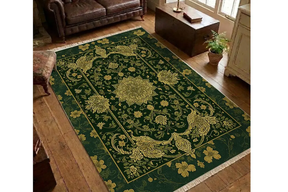 Botanical Dokuma Taban Halı, 630 Yng 80X150 Cm