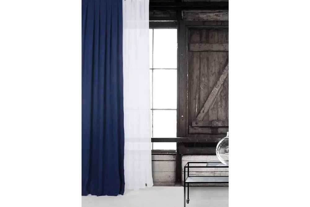 Massarelli Fon Perde Lacivert Pilesiz 260 Cm 60