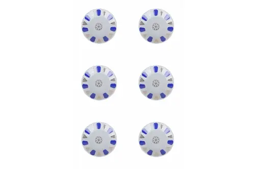 Porland Mavi Yaldız Çay Tabağı 11Cm 6 Lı 04Por005232