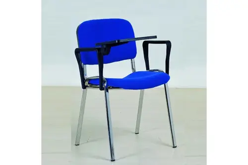 Lara Yazı Tablalı Masalı Ofis Sandalyesi, Mavi