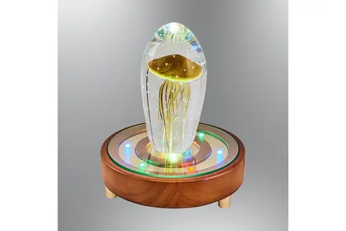 Özcan Aydınlatma Jelly Ledli Masa Lambası Dekor Standı Meşe , 3017-14