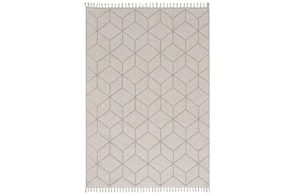 Enti Halı Bukle 1407 Beyaz Halı 80X150