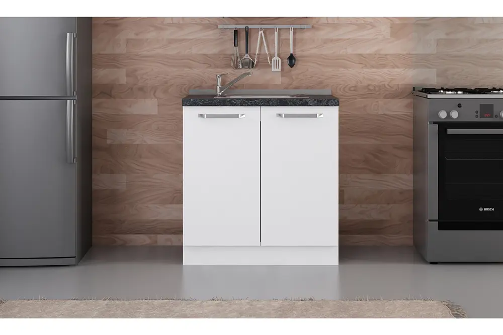 Minar 80 Cm Mutfak Dolabı Beyaz 80-B1-Alt Modül