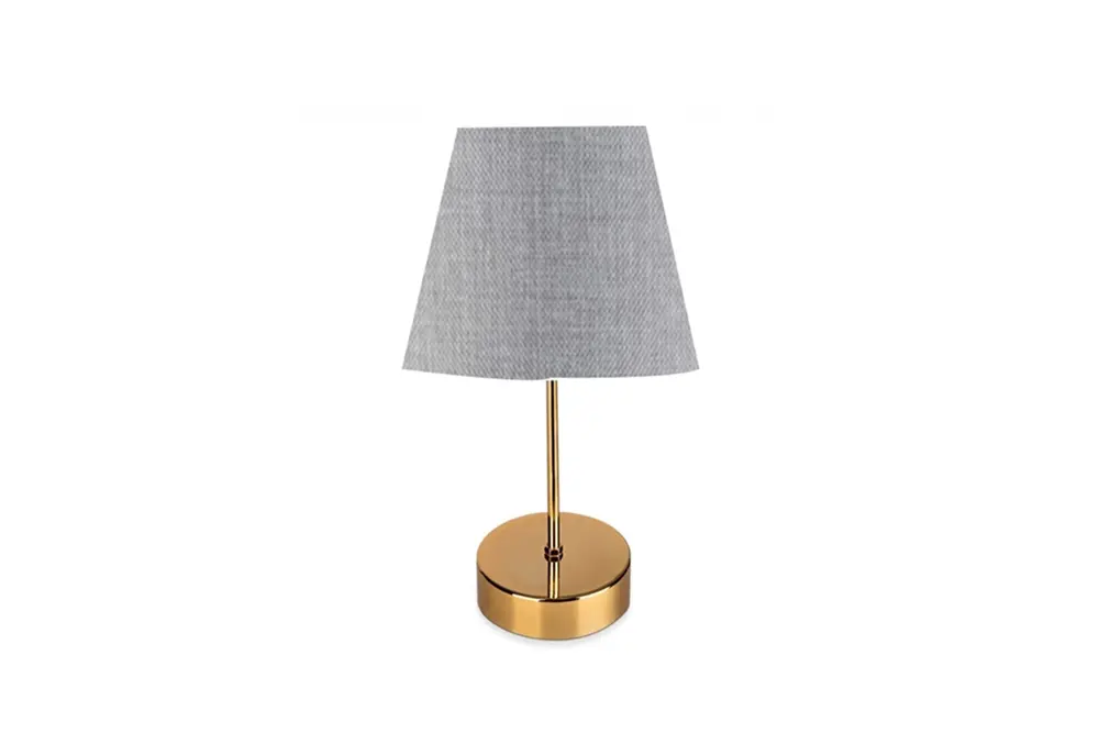 Evlight Nura Gold Abajur, Gri