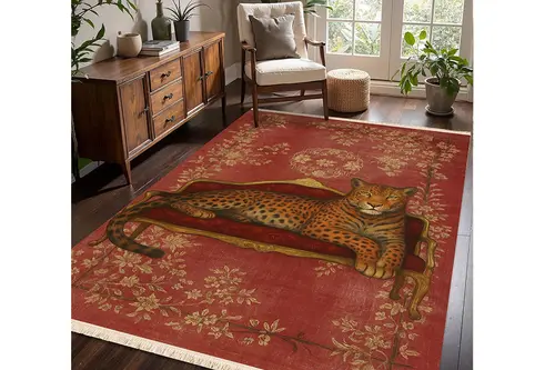 Kraliyet Leoparı Dokuma Taban Halı, 357 Yng, 60X120 Cm