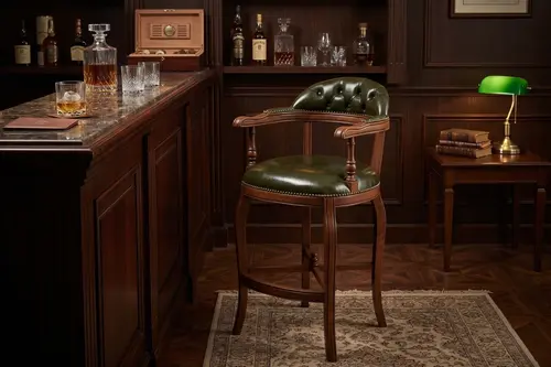 Orin Bar Sandalyesi, Ceviz Rengi