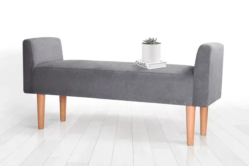 Vıerre Bench Puf, Gri