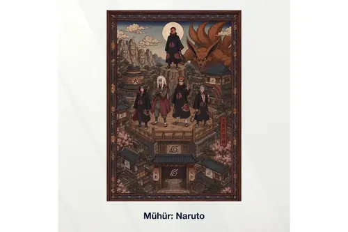 Miniaworks Mühür: Naruto Kanvas Tablo 21X30