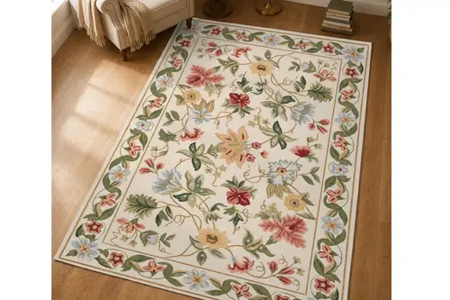 Çiçek Mevsimi Dokuma Taban Halı, 645 Yng 80X150 Cm