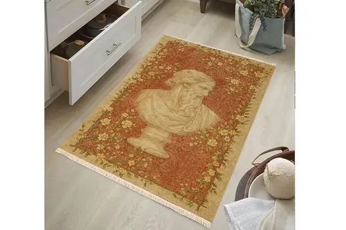 Terra Fresco Vintage Dokuma Taban Halı, 413 Yng, 60X120 Cm