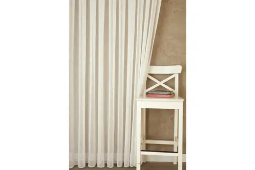 Massarelli Nopeli Keten Tül Ekru 1-3 Sık Pile 100X260