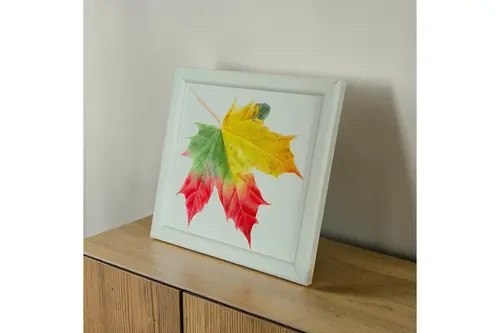 Sonbahar Yaprağı Suluboya Fine Art Baskı