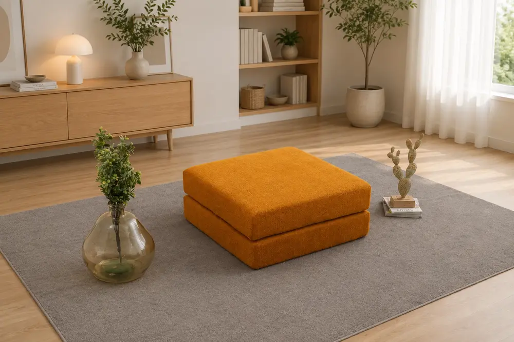 Comfort Serisi Yataklı Puf Modül, Turuncu