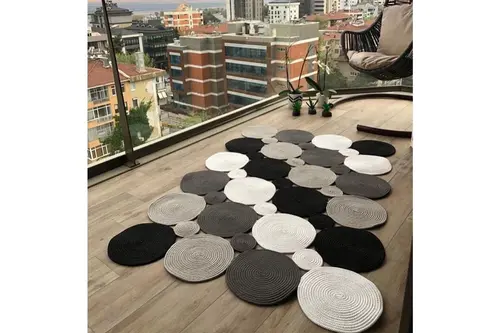 Halımax Milda Jüt Halı 42, Örgü, Hasır, 100X200