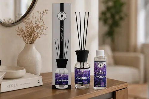Lavender Çubuklu Ortam Kokusu 100 Ml + Yedek