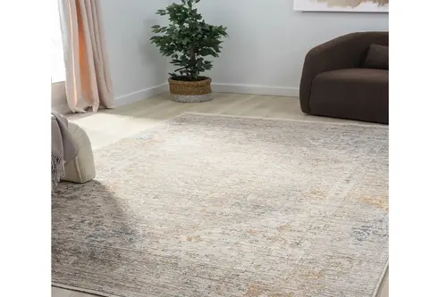 Perus Antibakteriyel Dokuma Halı, Bej 10205 80X300 Cm