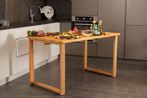 Cheri İskandinav Doğal Masif Masa, 80X160