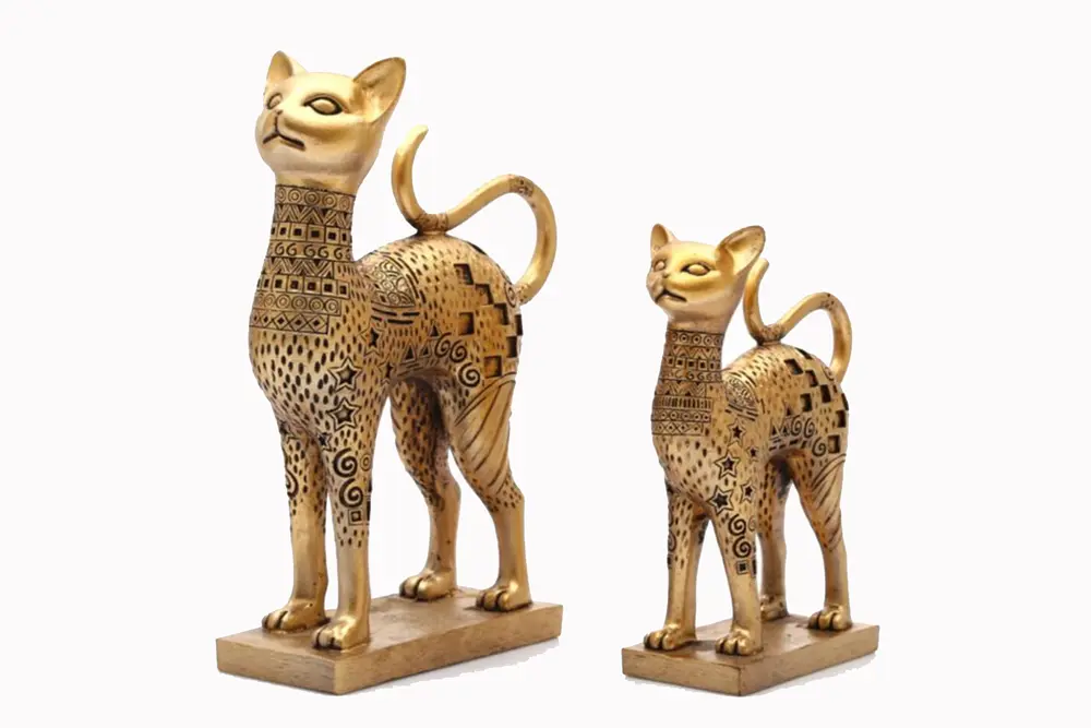 İkili Kedi Biblo Gold