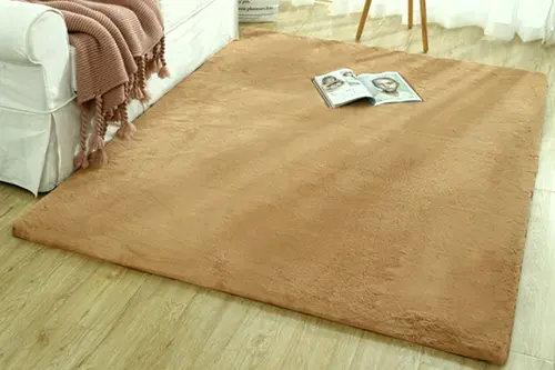 Tappeto Rex Tavşanı Dekoratif Post Halı, Camel, 80X150