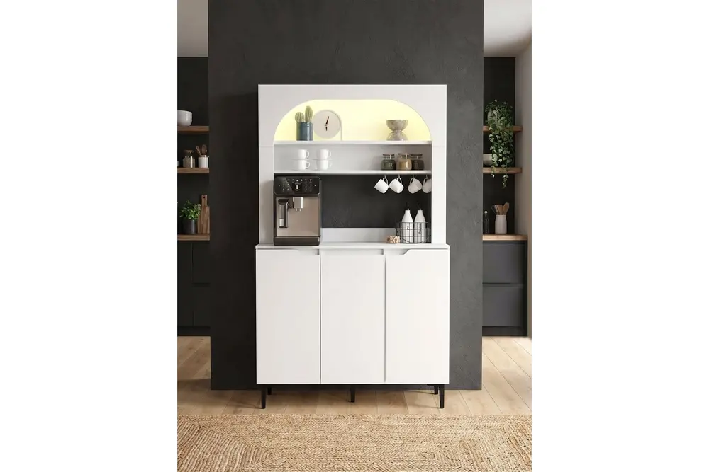 Melinta Led Işıklı Kahve Köşesi, 3 Kapaklı