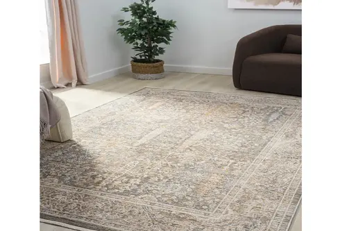 Perus Antibakteriyel Dokuma Halı, Bej 10202 120X180 Cm