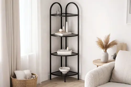 Loft Metal Köşe Kitaplık