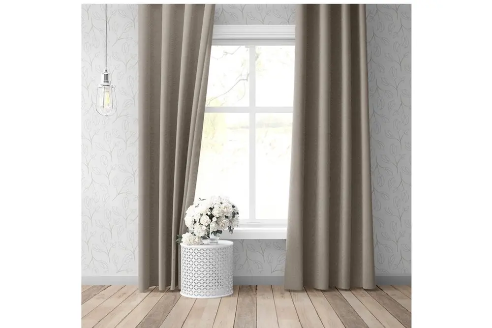 Etshome Krem Blackout Perde 16440 100X260
