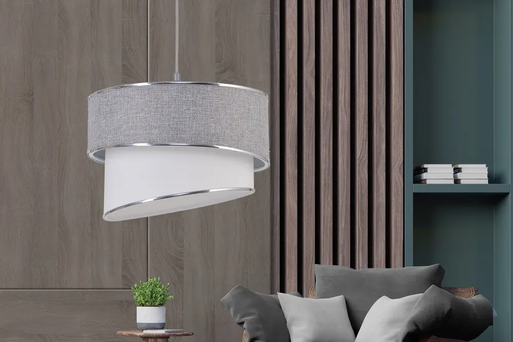 Evlight Asimetrik Sarkıt, Tekli, Gri