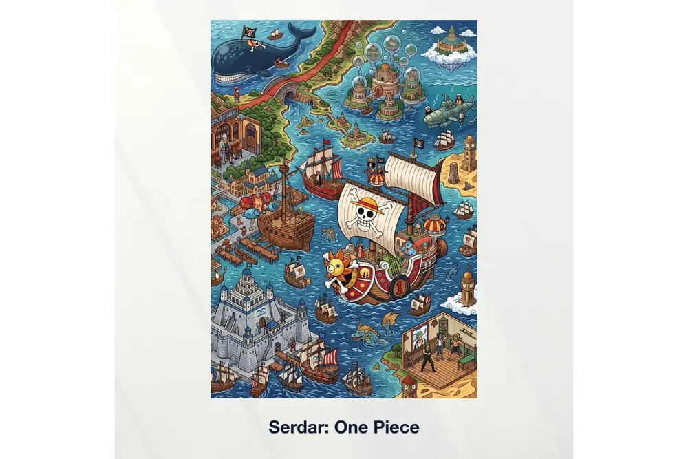 Miniaworks Serdar I: One Piece Kanvas Tablo 21X30