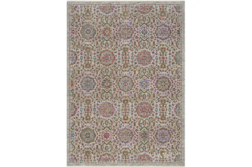 Mondelal Klasik Vintage Çiçek Desenli Halı 802, Multi, 80X150