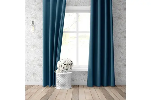 Etshome Blackout Perde, İndigo, 100X260, 16467