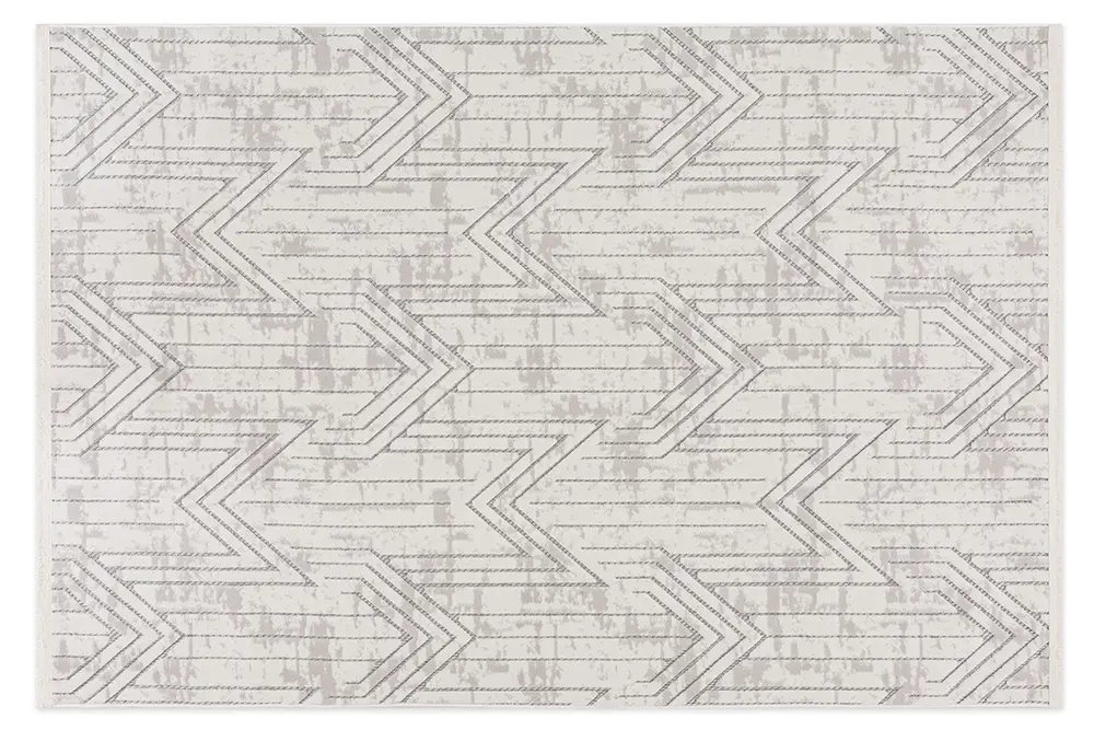 Yalı Makina Halısı, Krem, Gri, 80X150, 2002