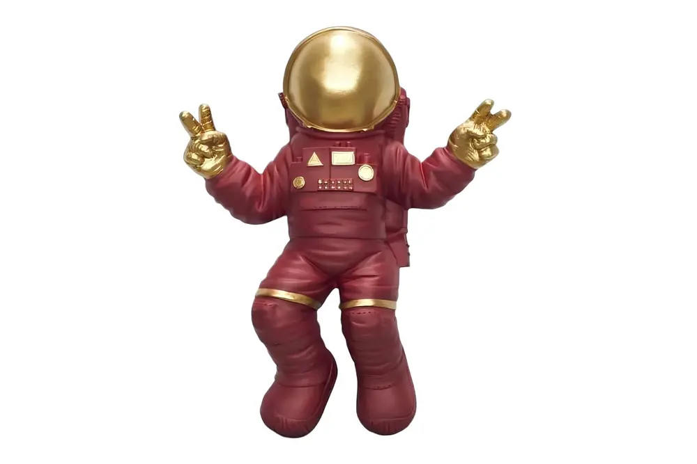 Duvar Aksesuarı Astronot Obje, Bordo