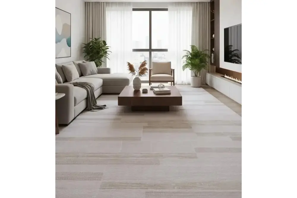 Merinos Halı Premium Vizon Modern Makina Halısı, 69800 070 Krem 160X230 Cm