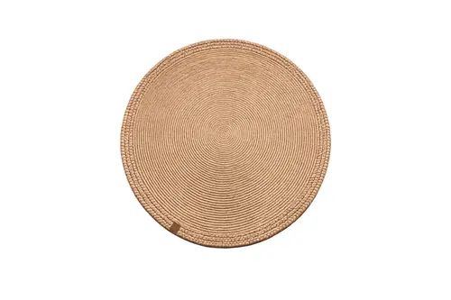 Rixo Çift Taraflı Jüt Yuvarlak Halı, 90X90