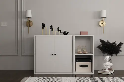 Bk Concept Ayakkabılık, 2 Kapaklı, Ayk-1046-Ç
