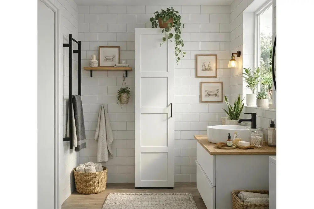 Dekorex Banyo Dolabı, Beyaz, Bny111