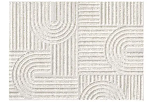 Elit Koleksiyonu Makine Halısı, Bukleli, Krem, 80X150