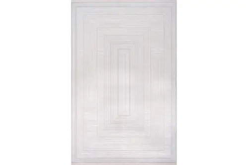 Koza Bergama Krem Halı A6100A, 80X150