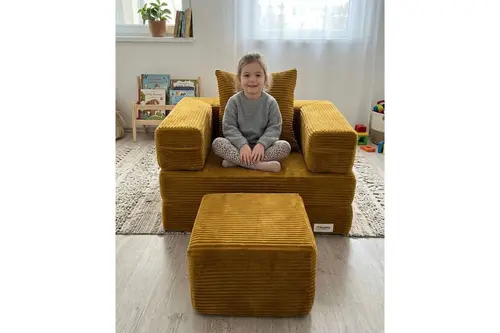 Modüler Çocuk Koltuğu Ve Puf